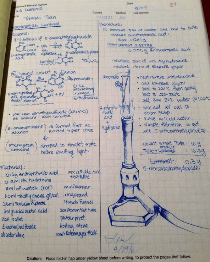 How to keep a labnotebook (in my lab)