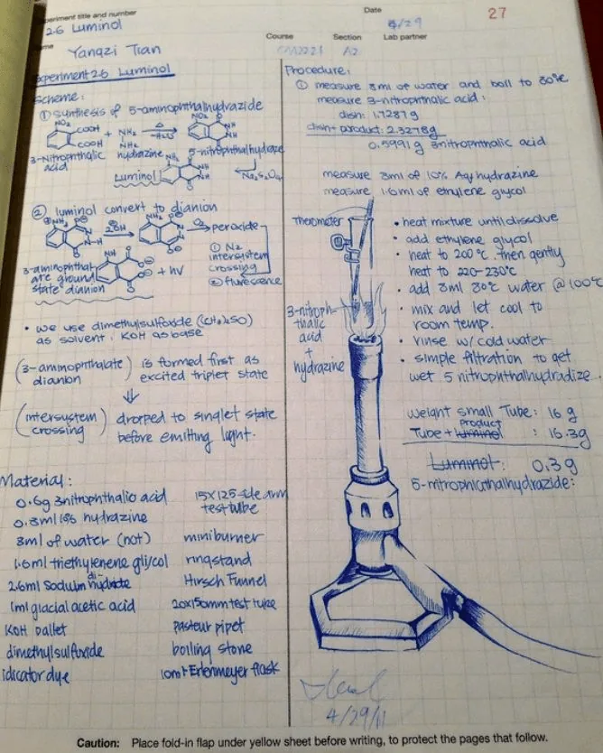 How to keep a labnotebook (in my lab)